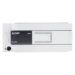 RS PRO FX3U Series Logic Module 32-Input Sink Input 32 Relay Outputs 8A Output Current FX3U-64MR/ES