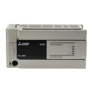 RS PRO FX3U Series Logic Module 24-Input Sink, 24 Relay Outputs, 8A Output Current FX3U-48MR/ES