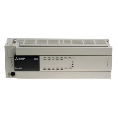 Mitsubishi FX3U Series Logic Module, 40-Input Sink, 40 Relay Outputs, 8A Output Current, 100-240V AC, DIN Rail FX3U-80MR/ES