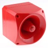 Klaxon Nexus 120 Series Electronic Sounder Surface Mount Red Polycarbonate, IP66 120 dB 60V DC PNS-0005