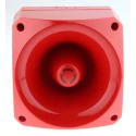 Klaxon Nexus 120 Series Electronic Sounder Surface Mount Red Polycarbonate, IP66 120 dB 60V DC PNS-0005