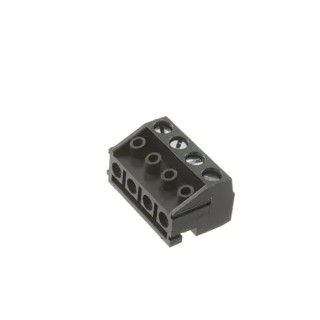 RS PRO Pluggable Terminal Block 4-Contact 5 mm Pitch 1 Row 10A 300V Polyamide Housing 237-8462