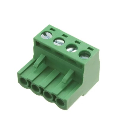 RS PRO Pluggable Terminal Block 4-Contact 5 mm Pitch 1 Row 300V 15A Polyamide Housing Female Connector 237-8450