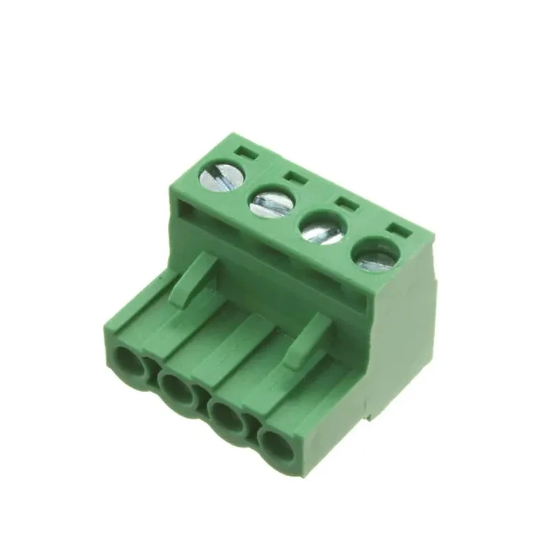 RS PRO Pluggable Terminal Block 4-Contact 5 mm Pitch 1 Row 300V 15A Polyamide Housing Female Connector 237-8450