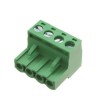 RS PRO Pluggable Terminal Block 4-Contact 5 mm Pitch 1 Row 300V 15A Polyamide Housing Female Connector 237-8450