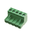 RS PRO Pluggable Terminal Block 5-Contact 5.08 mm Pitch 1 Row 300V 15A Polyamide Female Connector 237-8455