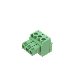 RS PRO Pluggable Terminal Block, 3-Contact, 3.5 mm Pitch, 1 Row, 8A, 300V, Polyamide Housing 237-8471