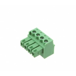 RS PRO Pluggable Terminal Block 4-Contact 3.81 mm Pitch 1 Row 300V Polyamide Housing Female Connector 8A 237-8478