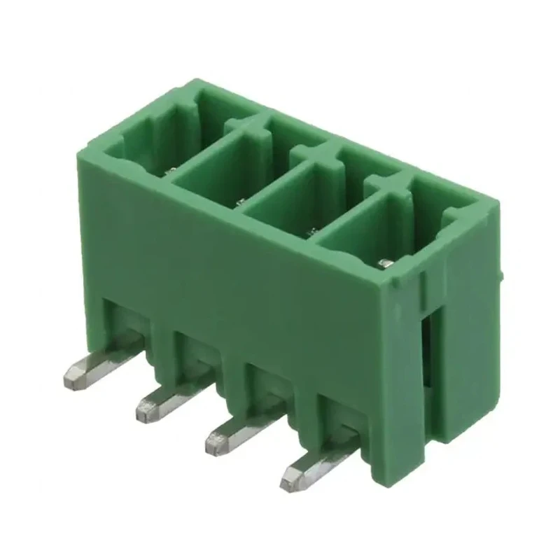 RS PRO Pluggable Terminal Block 4-Contact 3.5 mm Pitch 1 Row 8A 300V Polyamide 237-8572