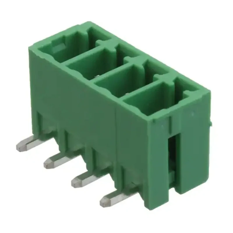 RS PRO 4-Contact Pluggable Terminal Block, 3.81 mm Pitch, 1 Row, 8A, 300V, Polyamide Housing 237-8574