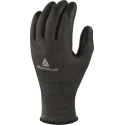 Delta Plus Black Polyurethane Coated Work Gloves Size 7 Cut Resistant Level D VENICUTD05