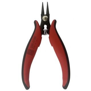RS PRO Carbon Steel Round Nose Plier Insulated Handle Chrome Finish 146mm Overall, 20mm Jaw 238-0765