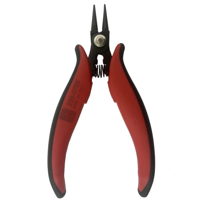 RS PRO Carbon Steel Round Nose Plier Insulated Handle Chrome Finish 146mm Overall, 20mm Jaw 238-0765