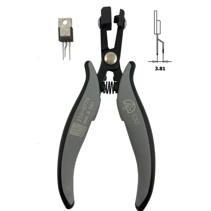RS PRO Forming Plier Linesman 155mm Overall ESD Safe Carbon Steel Chrome Finish 238-0779