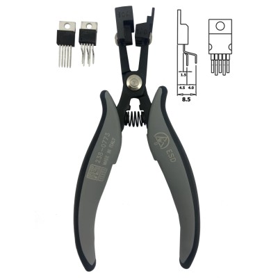 RS PRO 1-Piece Forming Plier Linesman Carbon Steel Chrome Finish Insulated Handle ESD Safe 158mm 238-0773