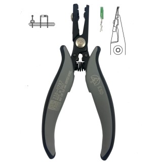 RS PRO 1-Piece Forming Plier Serrated, 150mm Overall Length, Carbon Steel, Chrome Finish, ESD Safe 238-0787