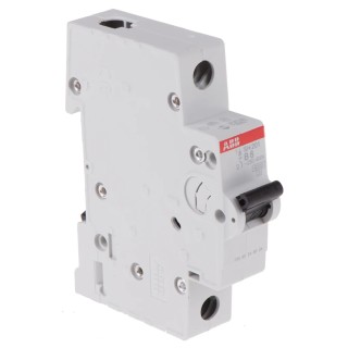 ABB ComPact Home Miniature Circuit Breaker 1-Pole 6A Type B 400V AC 60V DC 6kA Breaking Capacity SH200