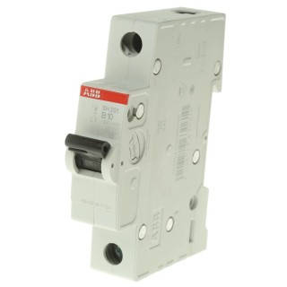 ABB ComPact Home Miniature Circuit Breaker 1-Pole 10A Type B 440V AC 60V DC 6kA Breaking Capacity SH200