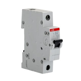ABB ComPact Home Miniature Circuit Breaker, 1-Pole, 40A, Type B, 440V AC, 60V DC, 6 kA Breaking Capacity SH200