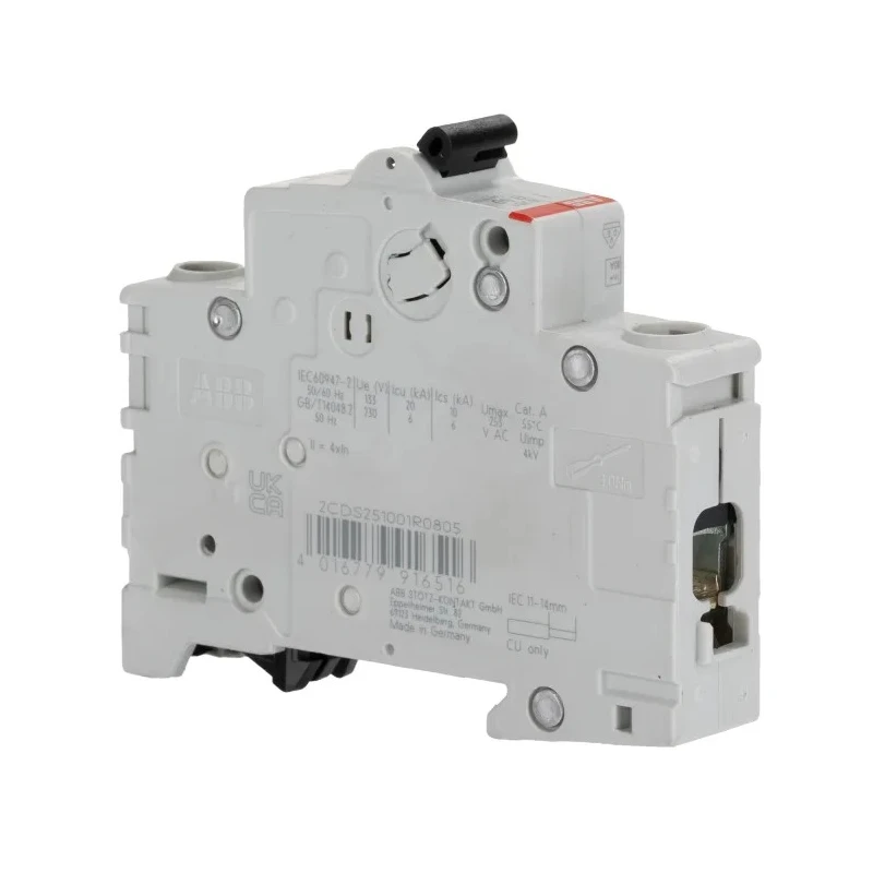 ABB ComPact Home Miniature Circuit Breaker, 3-Pole, 32A Current Rating, Type B Tripping, 440V AC, 6 kA Breaking SH200