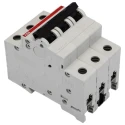 ABB ComPact Home Miniature Circuit Breaker, 3-Pole, 40A Current Rating, Type B Tripping, 440V AC, 6kA Breaking Capacity SH200