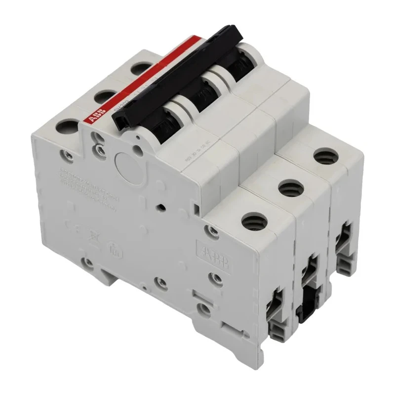 ABB ComPact Home Miniature Circuit Breaker, 3-Pole, 40A Current Rating, Type B Tripping, 440V AC, 6kA Breaking Capacity SH200