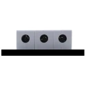 ABB ComPact Home SH200 Miniature Circuit Breaker, 3-Pole, 20A, Type C, 440V AC, 6 kA Breaking Capacity SH200