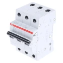ABB ComPact Home SH200 Miniature Circuit Breaker, 3-Pole, 20A, Type C, 440V AC, 6 kA Breaking Capacity SH200