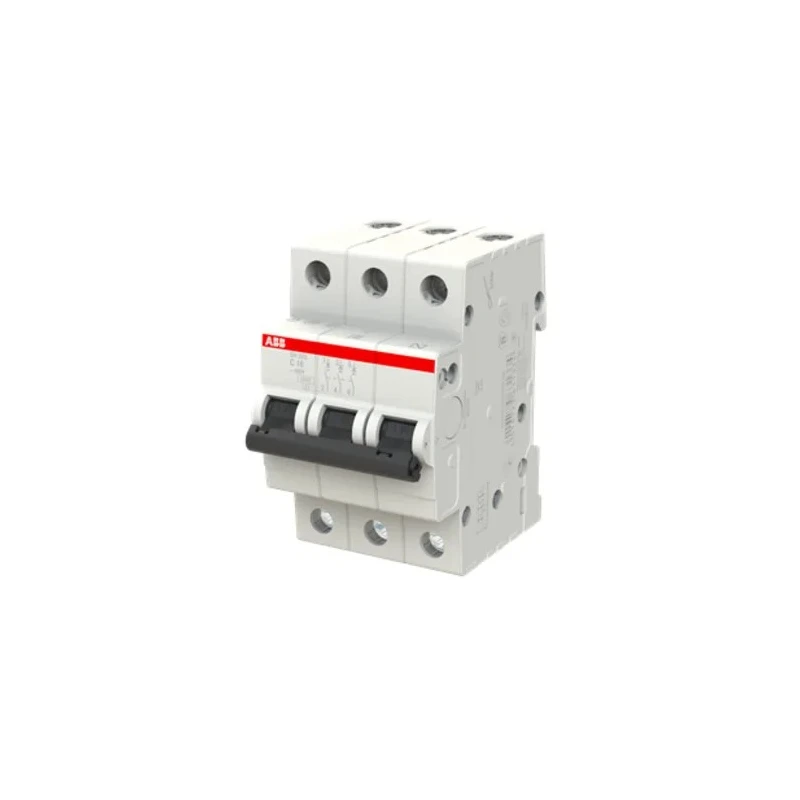 ABB ComPact Home Miniature Circuit Breaker, 3-Pole, 16A, Type C, 440V AC, 6 kA Breaking Capacity SH200