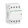 Schneider Electric Acti9 iDT40 Safety Contactor, 4-Pole, 40 A, 2.1 W, 240V DIN Rail Mount A9C22740