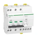 Schneider Electric Residual Current Circuit Breaker with Overload Protection, 25A Current Rating, 3-Pole, 30 mA A9DA3725