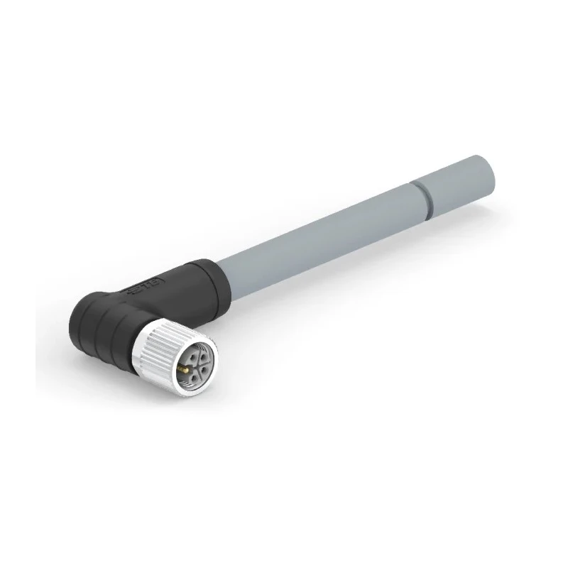 TE Connectivity Female 5 Way M12 to Cable Assembly 1.5m, Polyurethane Jacket, IP67 Rated T41614B9L25-003