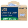 Tork Blue Non-Woven Fabric Cleaning Cloths Lint Free, Dry Use, Reusable, 210 Per Pack, 41.5 x 35.5 cm 510272