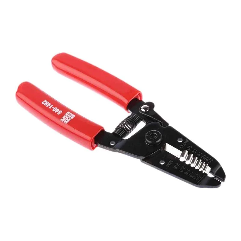 RS PRO Solid Insulated Wire Stripper, 0.8 to 2.6 mm, 155mm Overall 540-1492