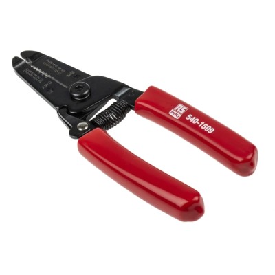RS PRO Solid Ergonomic Soft Grip Wire Stripper 0.2 to 0.8 mm Stripping Range 155mm Overall Length 540-1509