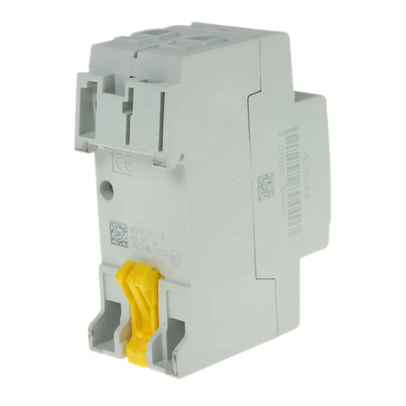 ABB Residual Current Circuit Breaker FH200 Series 63A, 2-Pole, 30mA Trip Sensitivity, Type AC, 400V AC FH200