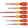 Wiha Insulated Phillips and Slotted Screwdriver Set, 6-Piece 35389
