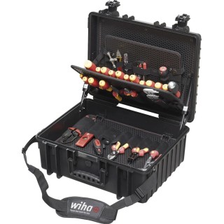 Wiha 83 Piece Electrician Tool Kit with XL Competence Case VDE 1000V Approved 40523