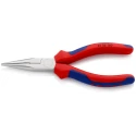 Knipex Long Nose Plier Pointed Vanadium Electric Steel Chrome Finish 160mm Overall with 50mm Jaw 25 05 160