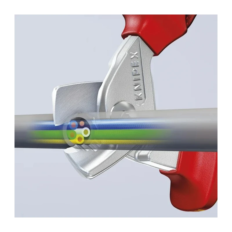 Knipex VDE 1000V Approved Twin Cutting Edge Cable Cutter 160mm 15mm Cutting Capacity 95 16 160