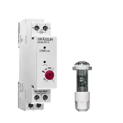 Grasslin Analogue DIN Rail Time Switch 230V ac 18.18.0014.1