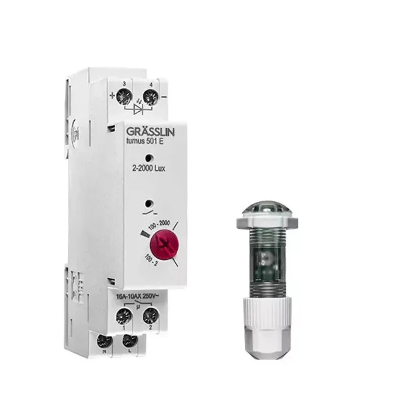 Grasslin Analogue DIN Rail Time Switch 230V ac 18.18.0014.1