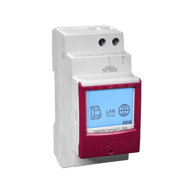 Grasslin Analogue DIN Rail Time Switch 230V AC 1 Channel 15min Segment Length 43.04.0006.1