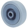 Guitel Hervieu Polypropylene Trolley Wheel with Thermoplastic Rubber Tread, Grey, Load Capacity 30kg, Model 380113