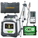 Laserliner Robust Horizontal 360° Green Laser Level 515 nm with Automatic Self Levelling IP54 60 m Working Range 052.555A