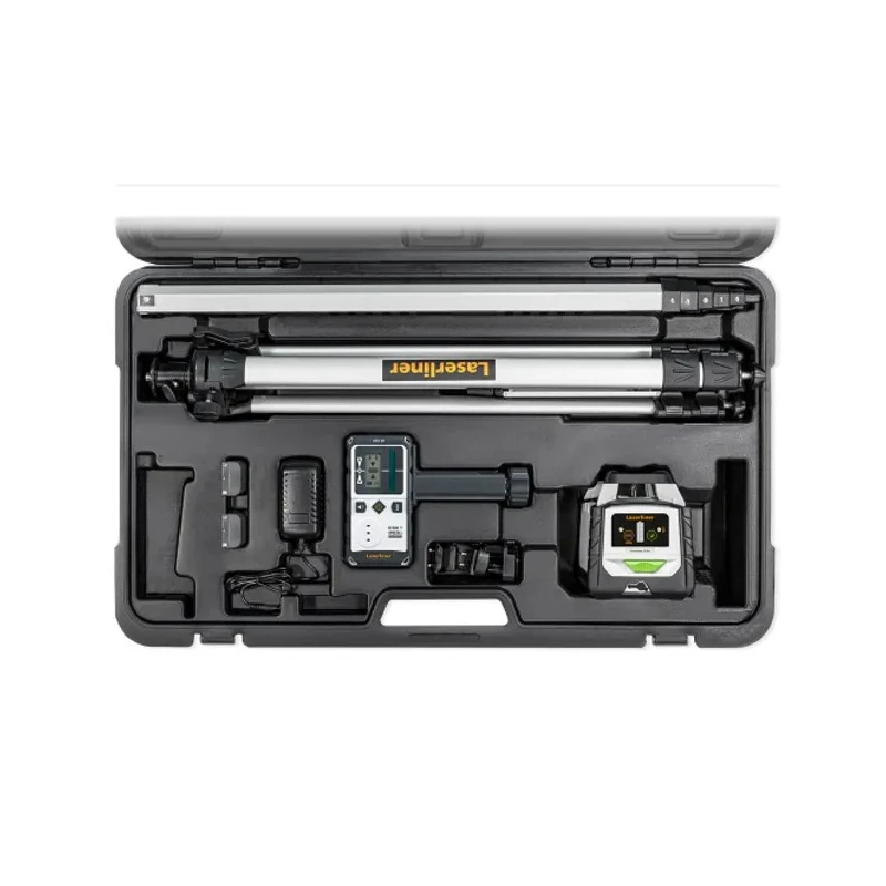 Laserliner Robust Horizontal 360° Green Laser Level 515 nm with Automatic Self Levelling IP54 60 m Working Range 052.555A