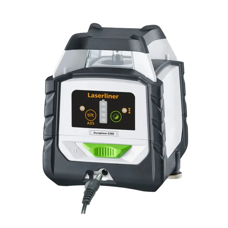 Laserliner Robust Horizontal 360° Green Laser Level 515 nm with Automatic Self Levelling IP54 60 m Working Range 052.555A