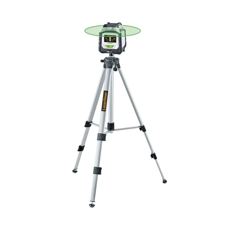 Laserliner Robust Horizontal 360° Green Laser Level 515 nm with Automatic Self Levelling IP54 60 m Working Range 052.555A