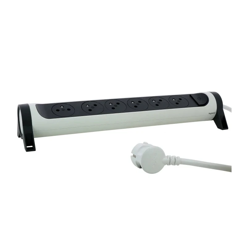 Legrand 1.5 m 6 Socket Type E Extension Lead 16A 3680W with IK 04 Impact Resistance 049454