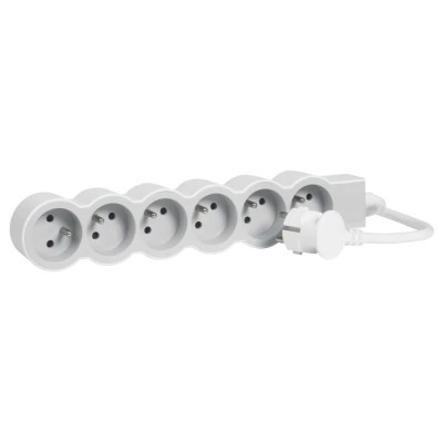 Legrand 1.5 m 6 Socket Type E Extension Lead 230 V, 16 A, 3680 W, RoHS Compliant 049484